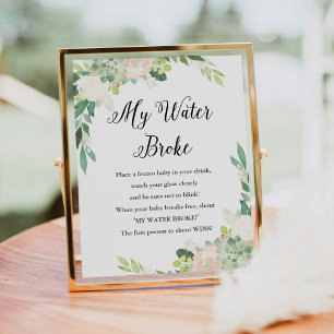 DEVON My Water Broke Baby Showspielzeichen Poster