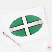 Devon Ovaler Aufkleber (Umschlag)