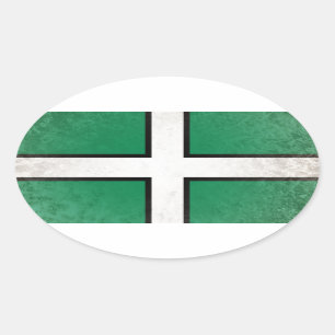 Devon Ovaler Aufkleber