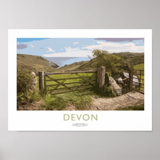 Devon Railway Poster (Vorne)