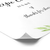 DEVON Recipe Card Signature - Ihr Rezept Verlassen Poster (Ecke)