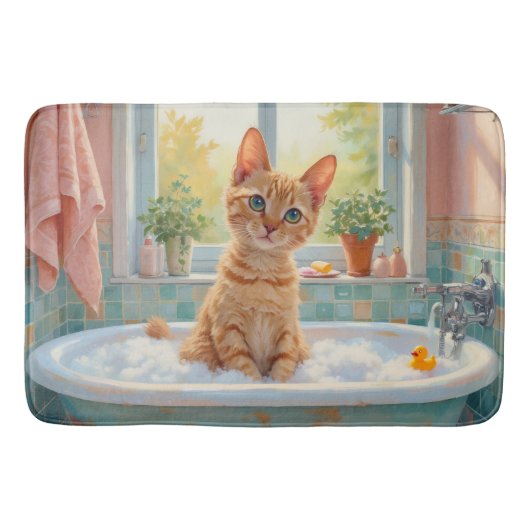 Devon Rex Badezimmer-Dekor Badematte (Vorderseite)