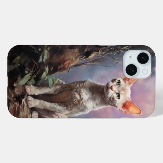 Devon Rex Case-Mate iPhone Hülle (Rückseite (Horizontal))