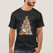 Devon Rex Cat Christmas Tree Holiday Cat Xmas T-Shirt (Vorderseite)