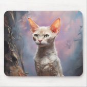 Devon Rex cat Mousepad (Vorne)