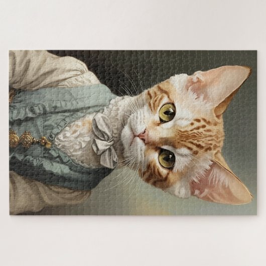 Devon Rex Cat Puzzle (Horizontal)