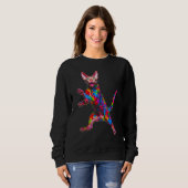 Devon Rex Cat Sweatshirt (Vorne ganz)