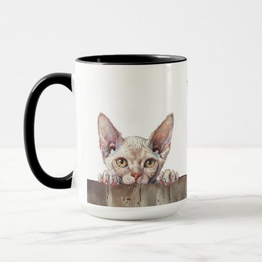Devon Rex Cat Tasse (Links)