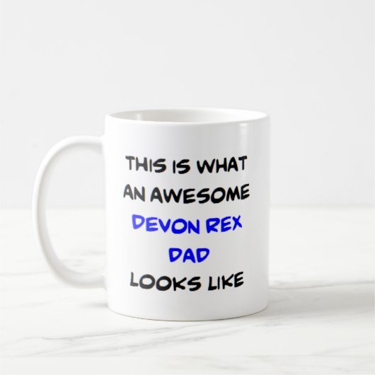 devon rex dad, phantastisch kaffeetasse (Links)