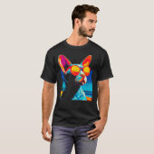 Devon Rex Katze Sonnenbrille T-Shirt (Vorne ganz)
