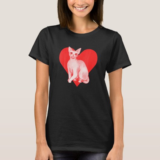 Devon Rex Katze T-Shirt (Vorderseite)