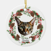 Devon Rex Keramik Ornament (Vorne)