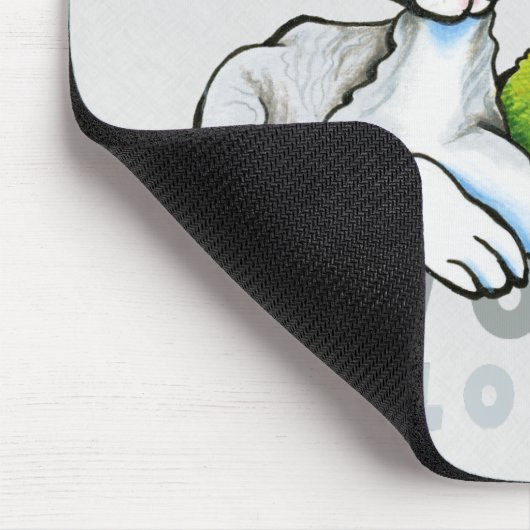 Devon Rex Lover Mousepad (Ecke)