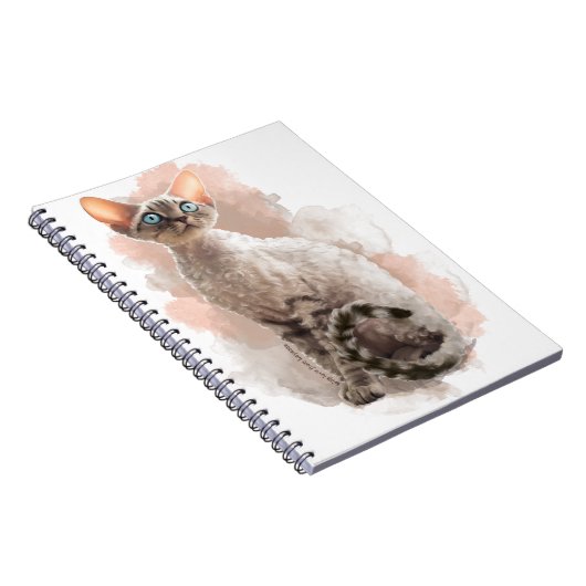 Devon Rex Sofi Notizblock (Rechte Seite)