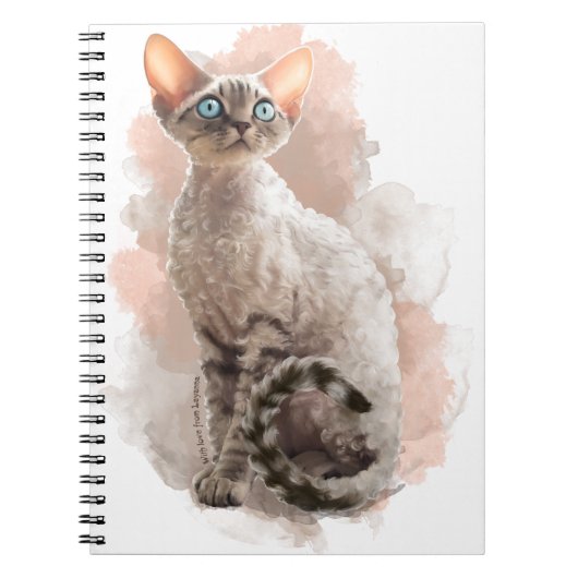 Devon Rex Sofi Notizblock (Vorderseite)
