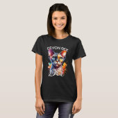 Devon Rex Vater Devon Rex Katze T-Shirt (Vorne ganz)
