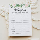 DEVON Scattergories Brautparty Game Card Einladung