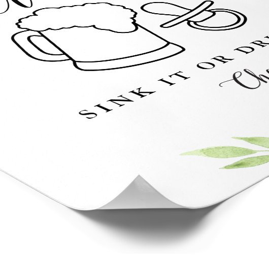 DEVON Schnuller Beer Pong Poster (Ecke)