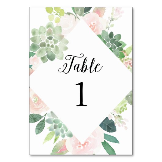 DEVON Succulent Greenerity Tischnummer 3.5 x 5 (Rückseite)