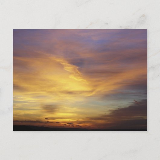 Devon Sunset Postcard Postkarte (Vorderseite)