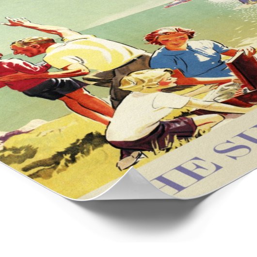 Devon Vintage Travel Poster (Ecke)