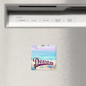 Devon Vintages Flugplakat Magnet (In Situ (Geschirrspüler))