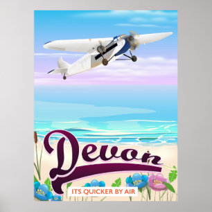 Devon Vintages Flugplakat Poster