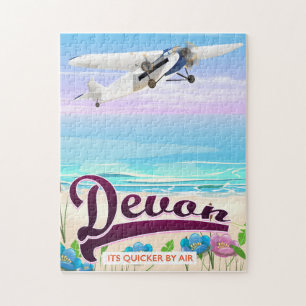 Devon Vintages Flugplakat Puzzle