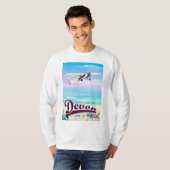 Devon Vintages Flugplakat T-Shirt (Vorne ganz)