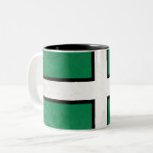 Devon Zweifarbige Tasse (Vorderseite Links)