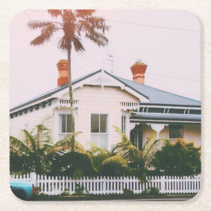 Devonport, Auckland, Neuseeland Rechteckiger Pappuntersetzer