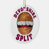 Devonshire Split British Pastry Pastries UK Baking Keramik Ornament (Rechts)
