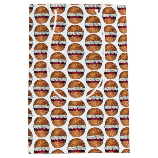 Devonshire Split British Pastry Pastries UK Baking Mittlere Geschenktüte (Vorderseite)