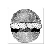 Devonshire Split Cream Jam Tea Shoppe Café Bakery Gummistempel (Prägung)