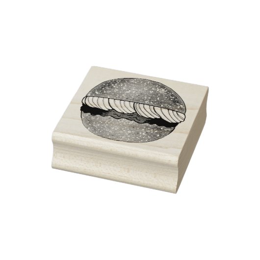 Devonshire Split Cream Jam Tea Shoppe Café Bakery Gummistempel (Stempel)