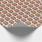 Devonshire Split Cream Jam Tee Britische Bäckerei Geschenkpapier (Ecke)