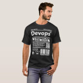 Devops Barcode Classic T - Shirt (Vorne ganz)