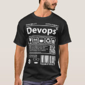 Devops Barcode programming computers source code g T-Shirt (Vorderseite)
