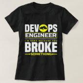 DevOps Engineer Cloud Computing Software Engineeri T-Shirt (Design vorne)