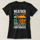 DevOps Engineer Cloud Computing Wetterprognose T-Shirt (Design vorne)