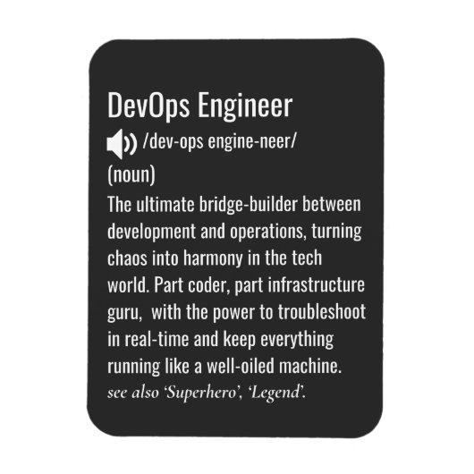 DevOps engineer definition  Magnet (Vertikal)