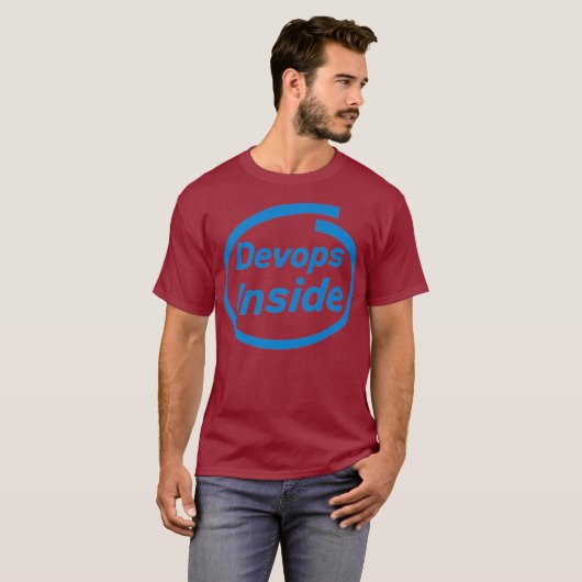 Devops Inside lustige Programmierer entwickelt Sof T-Shirt (Vorne ganz)