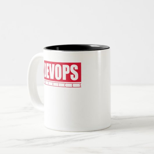 Devops marvelous zweifarbige tasse (Vorderseite Links)