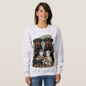 Devoted Family Pet, Rottweiler Sweatshirt (Vorne ganz)