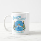 Devoted Sisters White Xmas Merry Christmas Snowfla Kaffeetasse (Links)