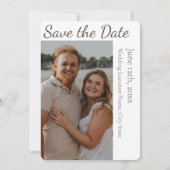 DEVOTION Save the Date - abgerundete Ecken Einladung (Rückseite)