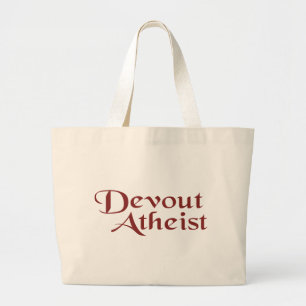 Devout Atheist Jumbo Stoffbeutel