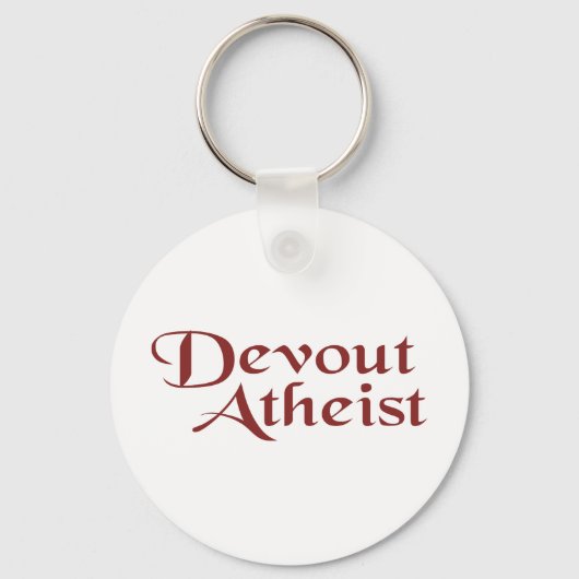 Devout Atheist Schlüsselanhänger (Vorderseite)