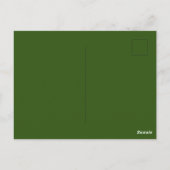 Dew auf Aloe Bloom Postkarte (Rückseite)