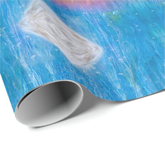 Dew Drop DNA Iridescent, Sparkly,  Geschenkpapier (Rolleneckpunkt)